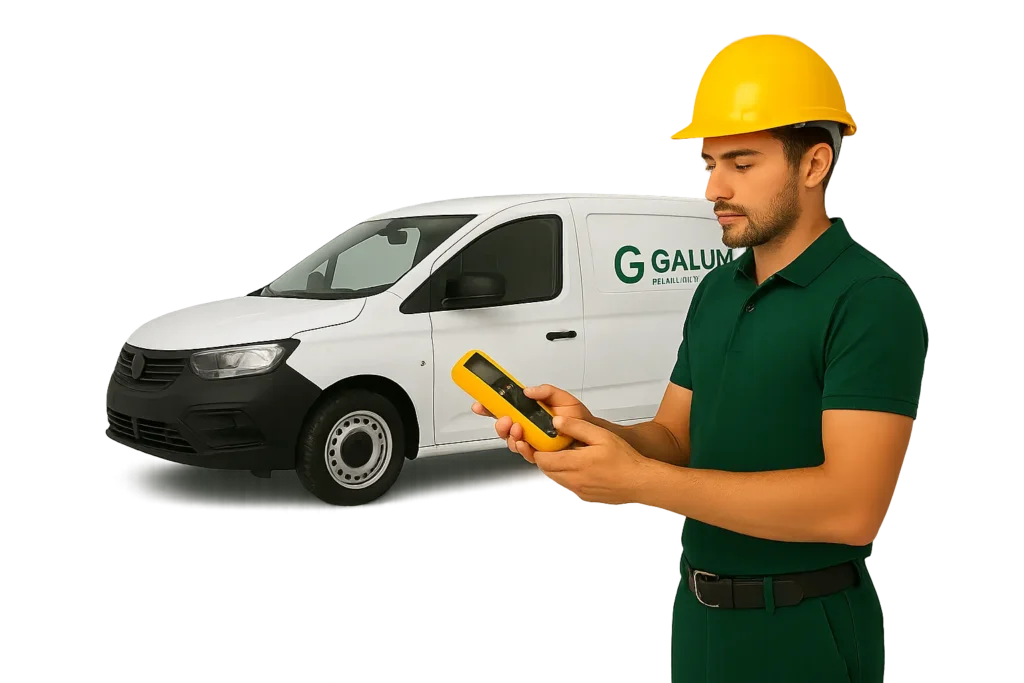 Électricien à Marseille en pleine intervention de dépannage électrique d’urgence